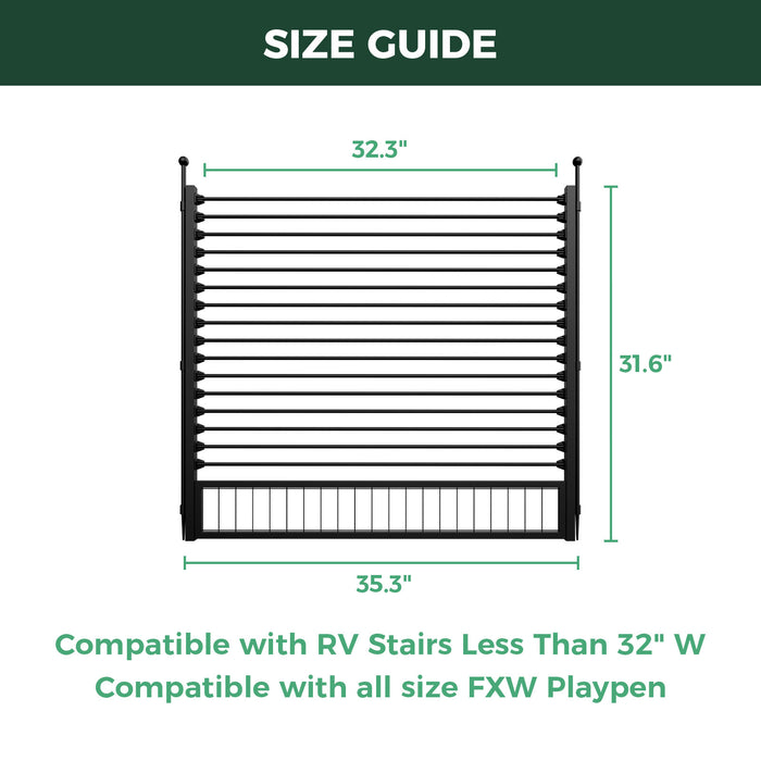RV Step Grid - Dog Barrier for RV Stairs