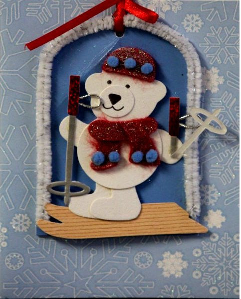 Scrapbookfare Christmas Handmade Dimensional Greeting Card - SCRAPBOOKFARE
