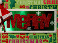 Scrapbookfare Christmas Merry Christmas Handmade Dimensional Greeting Card - SCRAPBOOKFARE