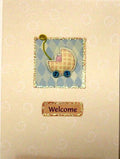 Scrapbookfare Welcome Handmade Dimensional Greeting Card - SCRAPBOOKFARE