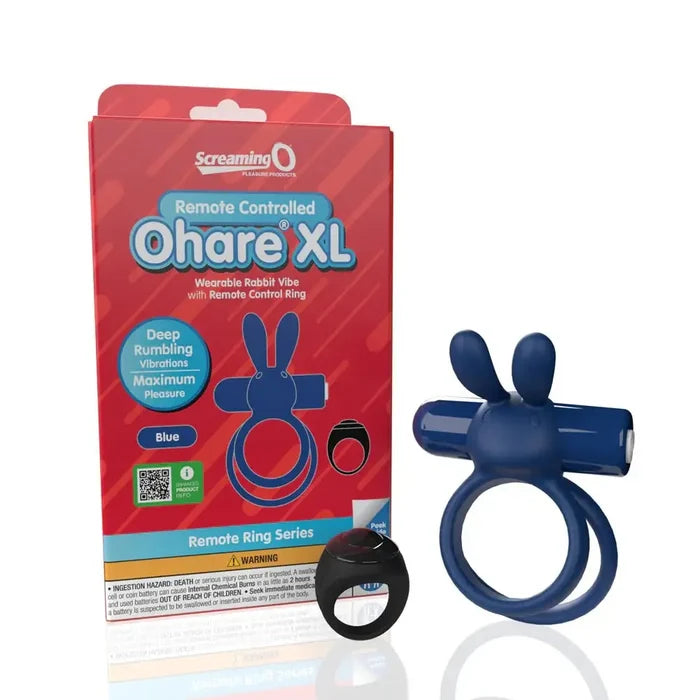 Screaming O® Remote Controlled Ohare® XL Vibrating C - Ring - Rolik®