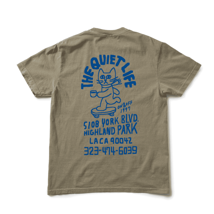 Skating Cat T - Khaki