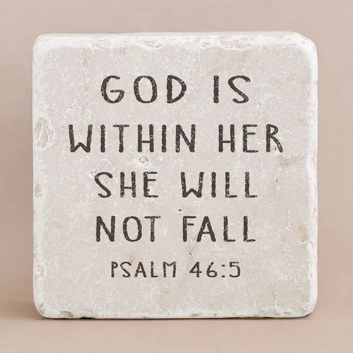 Small Scripture Block -Psalm 46:5
