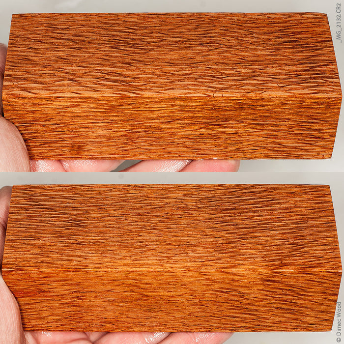 Stabilized lacewood block