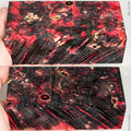 Stabilized wood box elder burl block