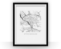 Stockholm Map Print