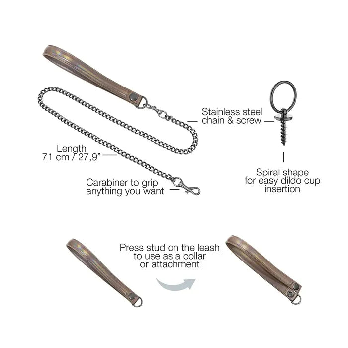 Leash and Dildo Ring Kit - Restraints