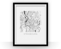 Strasbourg Map Print