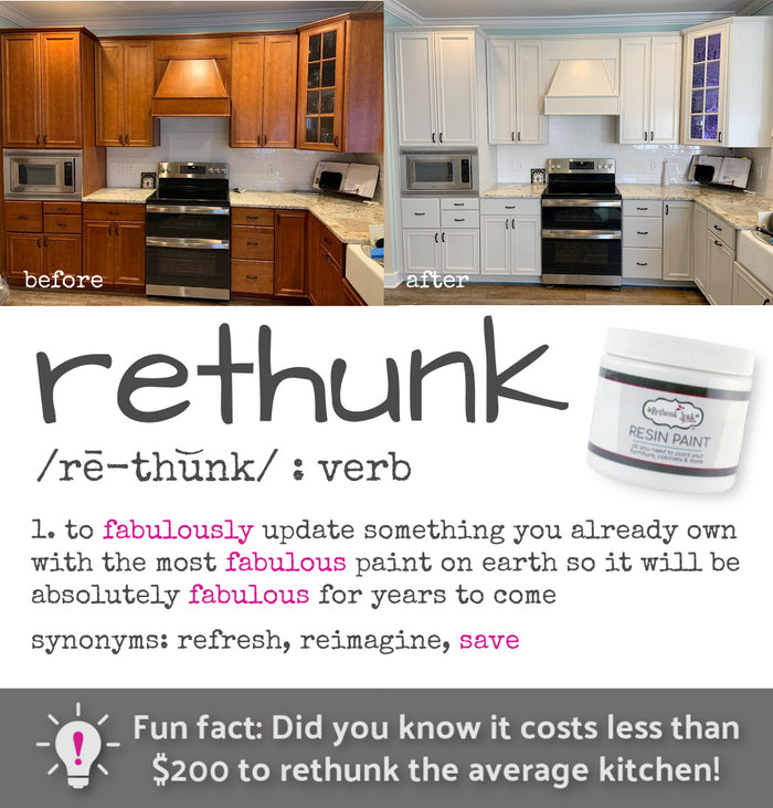 Sunday 10/11/26 Cabinet Painting 101 w/Rethunk Junk Resin Paint