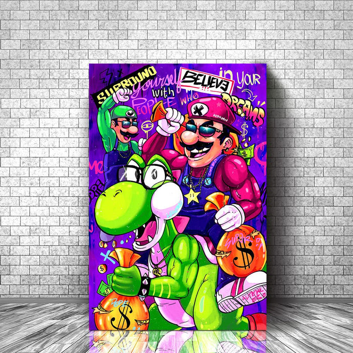 20 x 16 - Small / Gallery Wrap / Purple