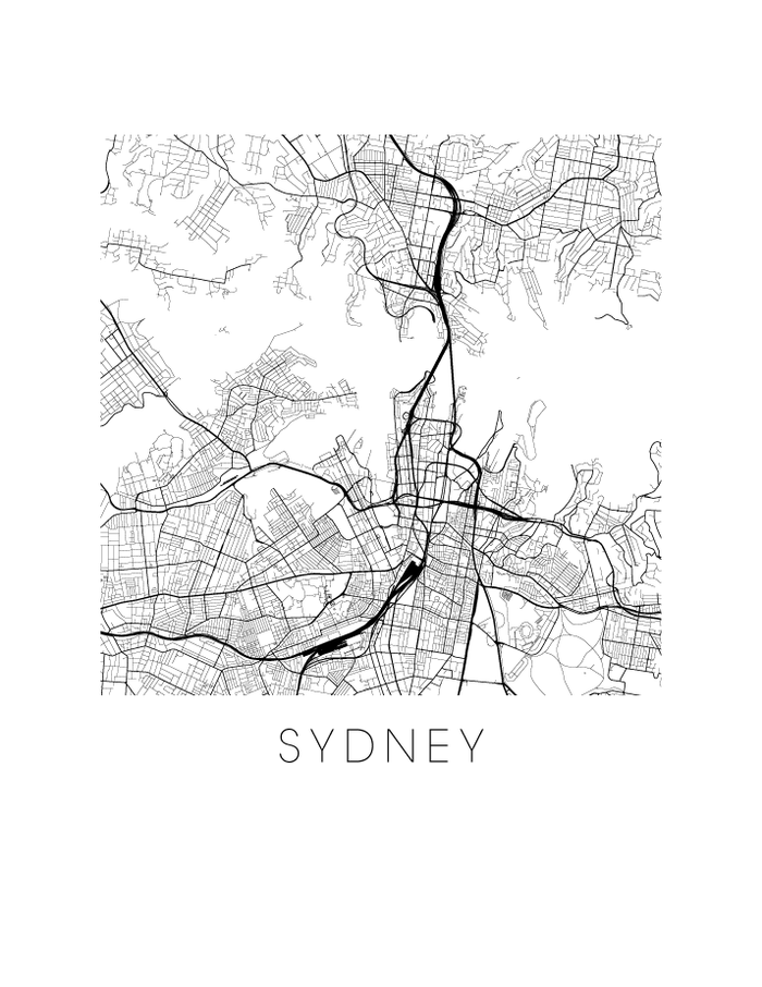 Sydney Map Print