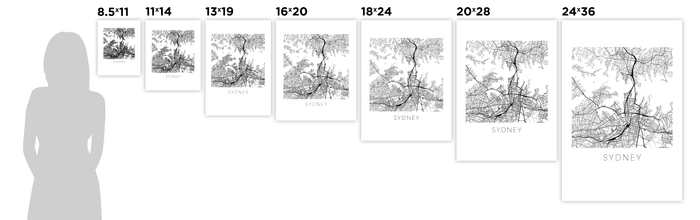 Sydney Map Print