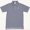 TBBC Prim & Proper Polo Nantucket Navy Stripe