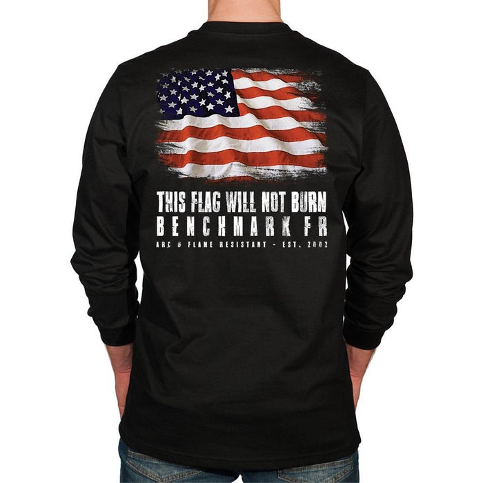 "This Flag Will Not Burn" Graphic Flame Resistant Shirt