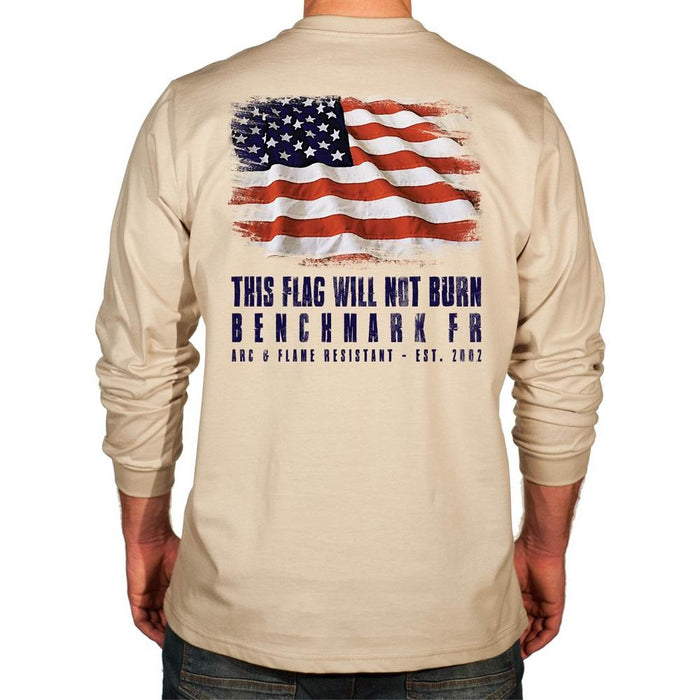 "This Flag Will Not Burn" Graphic Flame Resistant Shirt