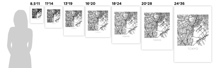 Tokyo Map Print