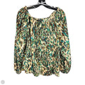 Top Long Sleeve By Jessica Simpson In Animal Print, Size: 1x