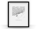 Toronto Map Print