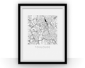 Toulouse Map Print