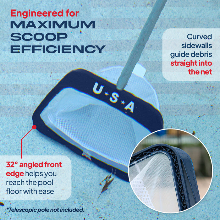 USA Blue Skimmer Net - theskimmie