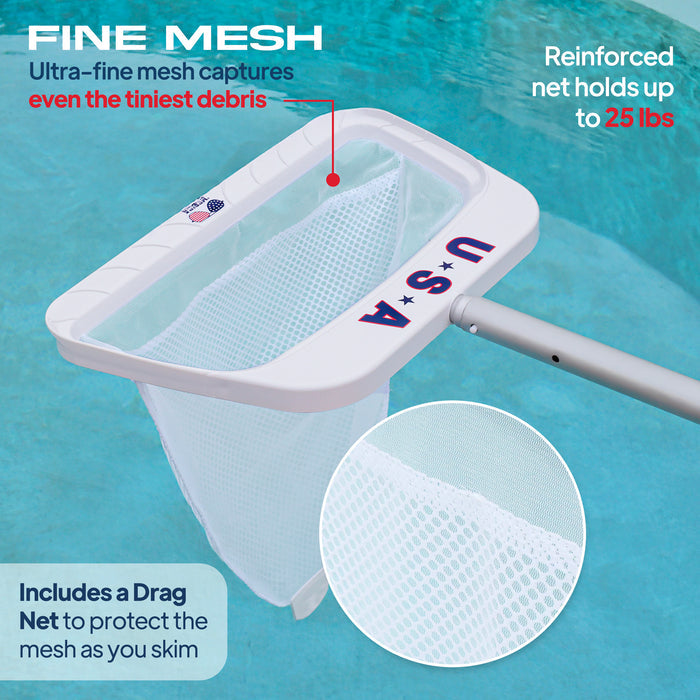 USA White Skimmer Net - theskimmie