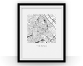 Vienna Map Print