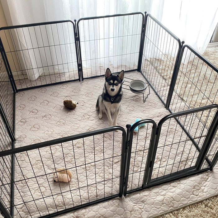 Bundle - Homeplus Dog Playpen & Washable Pee Pad (2 PCs) FXW