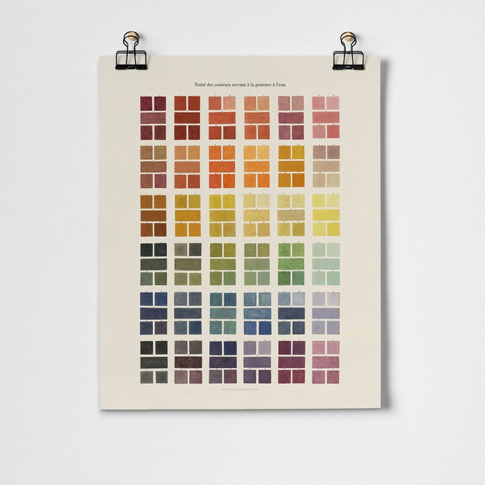 Watercolor Swatches Fine Art Print
