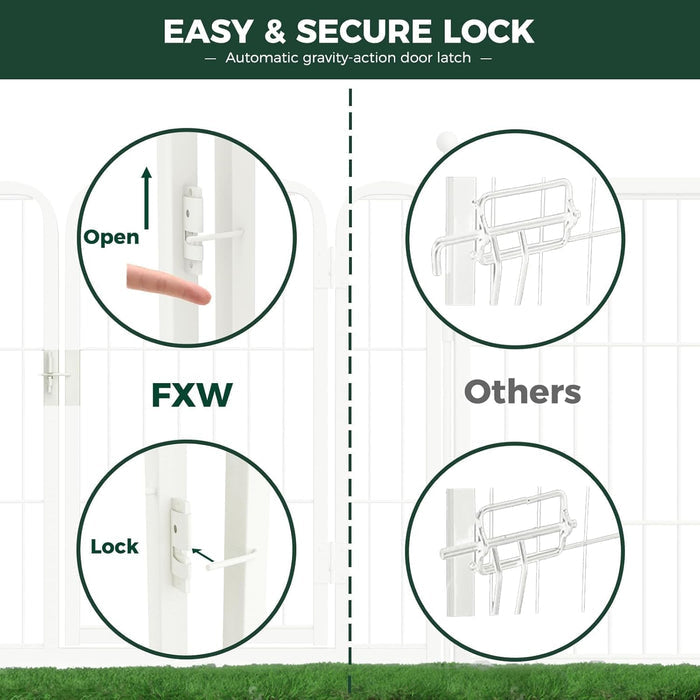 White Rollick Dog Playpen for All-Terrain