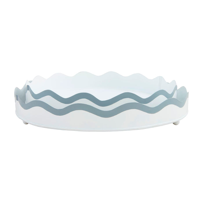 White Wavy Tray