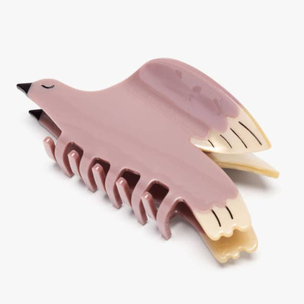 White Wing Dove Claw Clip