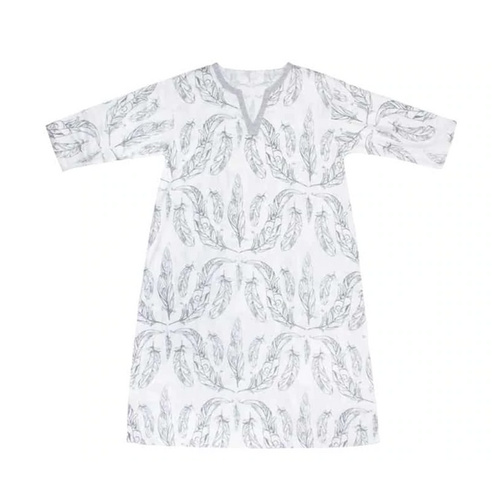 Women's Bamboo Sleeping Tunic - Feather White