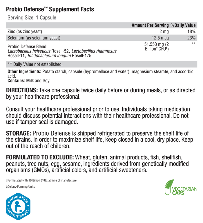 Xymogen Probio Defense Capsules