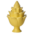 YELLOW ARTICHOKE TULIPIERE
