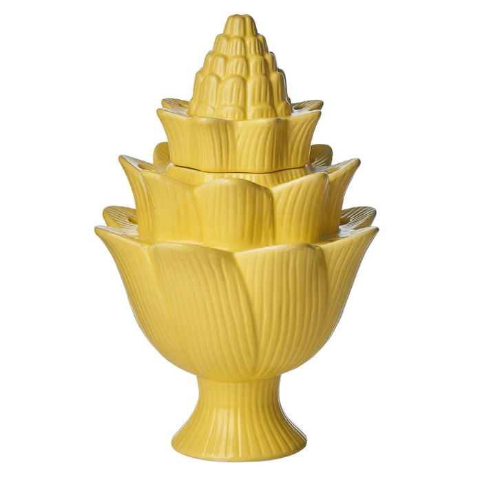 YELLOW ARTICHOKE TULIPIERE