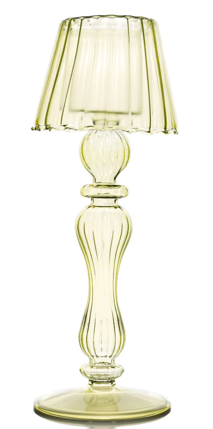 YELLOW TEALIGHT HOLDER