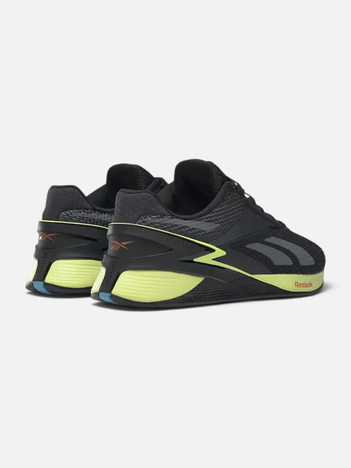 Zapatillas Reebok Nano X3 Negro Amarillo Naranja