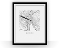 Zurich Map Print